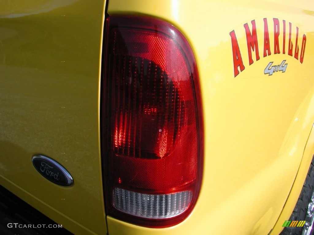 2006 F250 Super Duty Amarillo Special Edition Crew Cab 4x4 - Screaming Yellow / Black photo #26