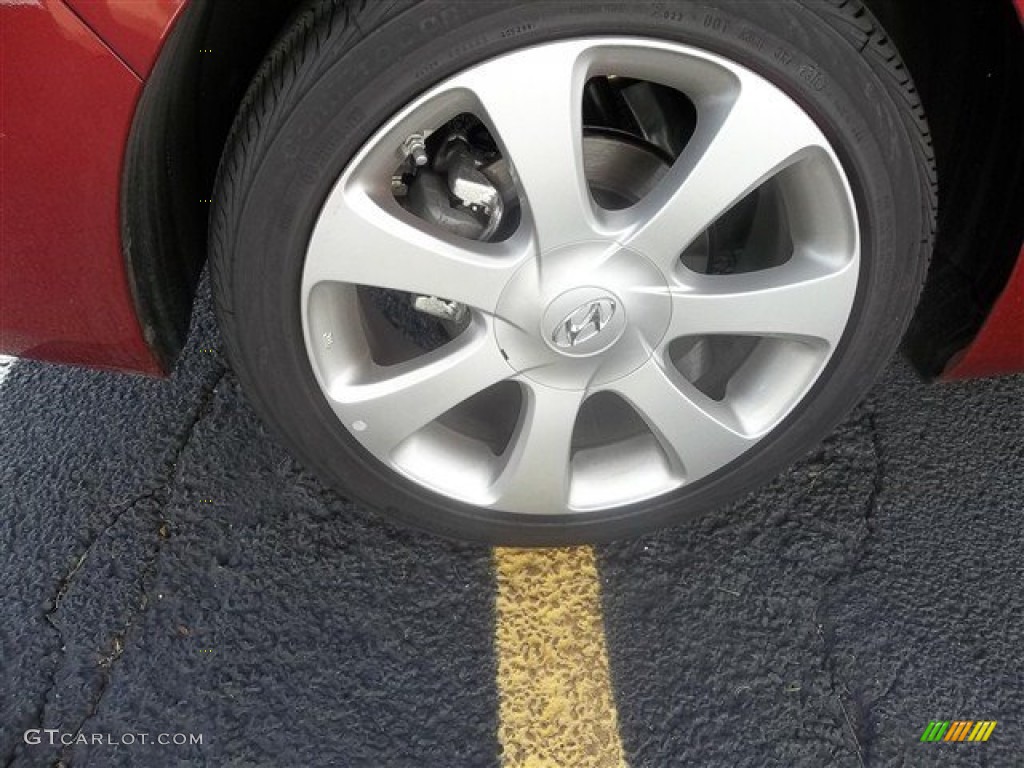 2013 Elantra Limited - Red Allure / Beige photo #5