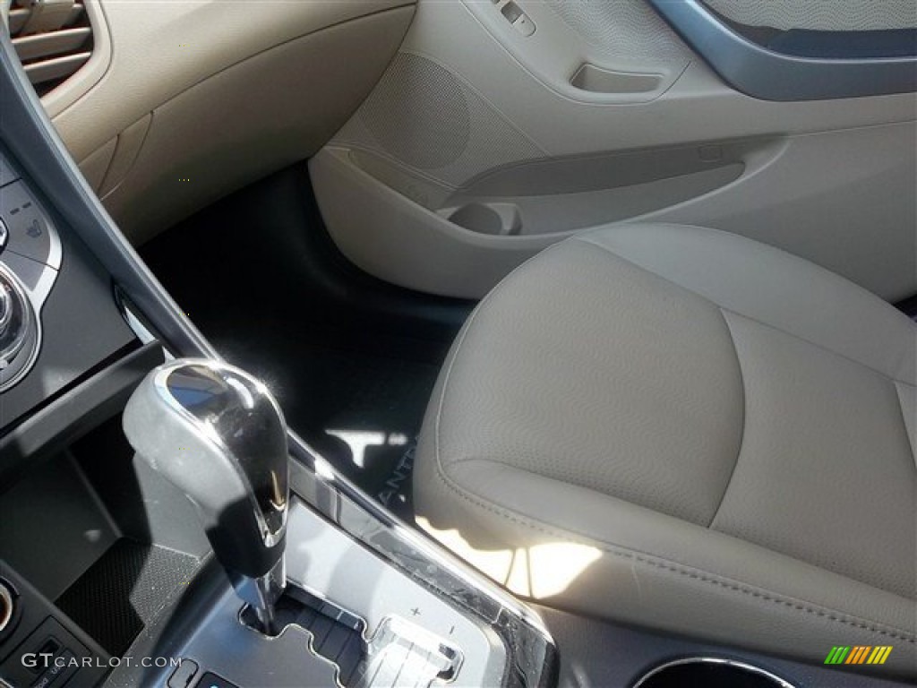 2013 Elantra Limited - Red Allure / Beige photo #13