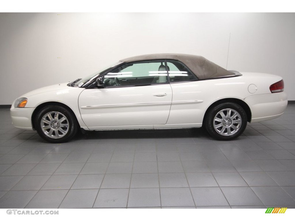 Stone White 2006 Chrysler Sebring Limited Convertible Exterior Photo #71294629