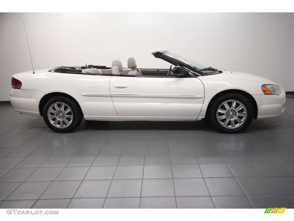 Stone White 2006 Chrysler Sebring Limited Convertible Exterior Photo #71294671