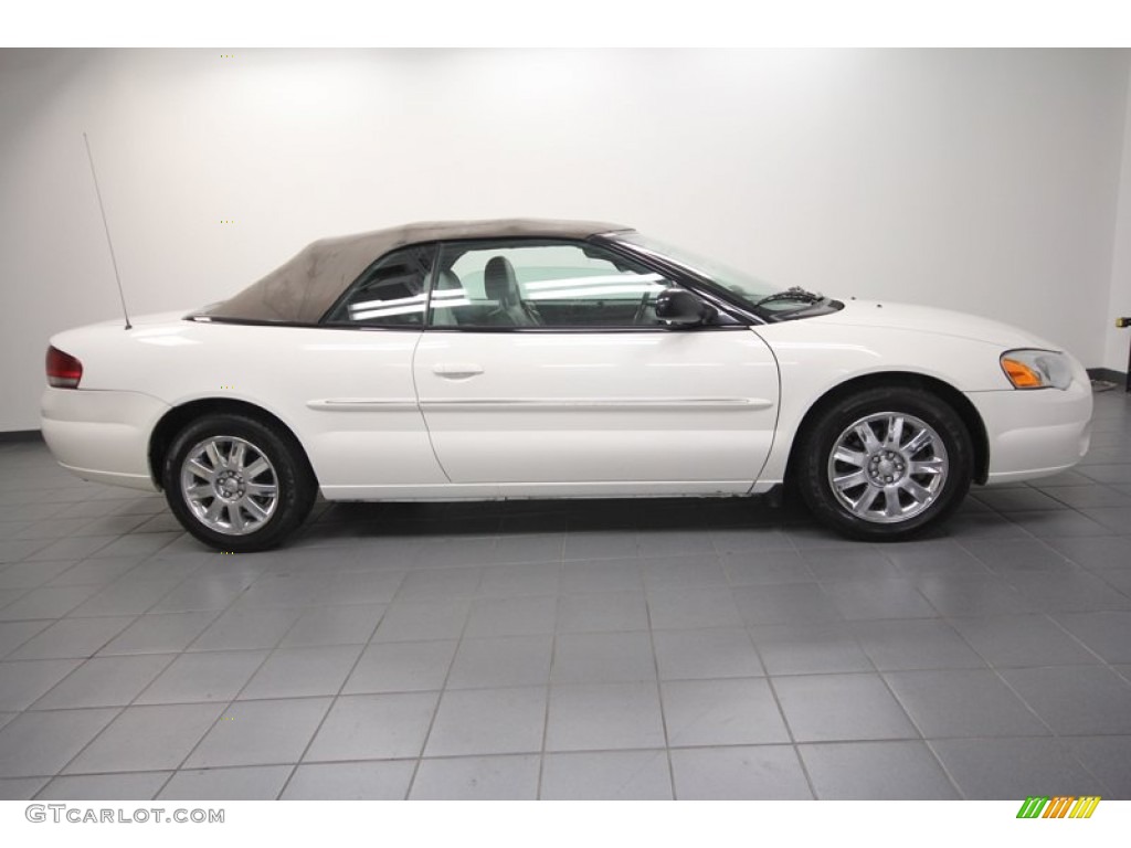 Stone White 2006 Chrysler Sebring Limited Convertible Exterior Photo #71294680