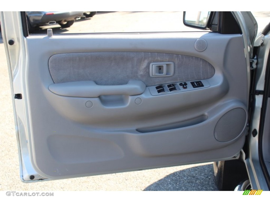 2002 Toyota Tacoma V6 PreRunner TRD Double Cab Charcoal Door Panel Photo #71295025