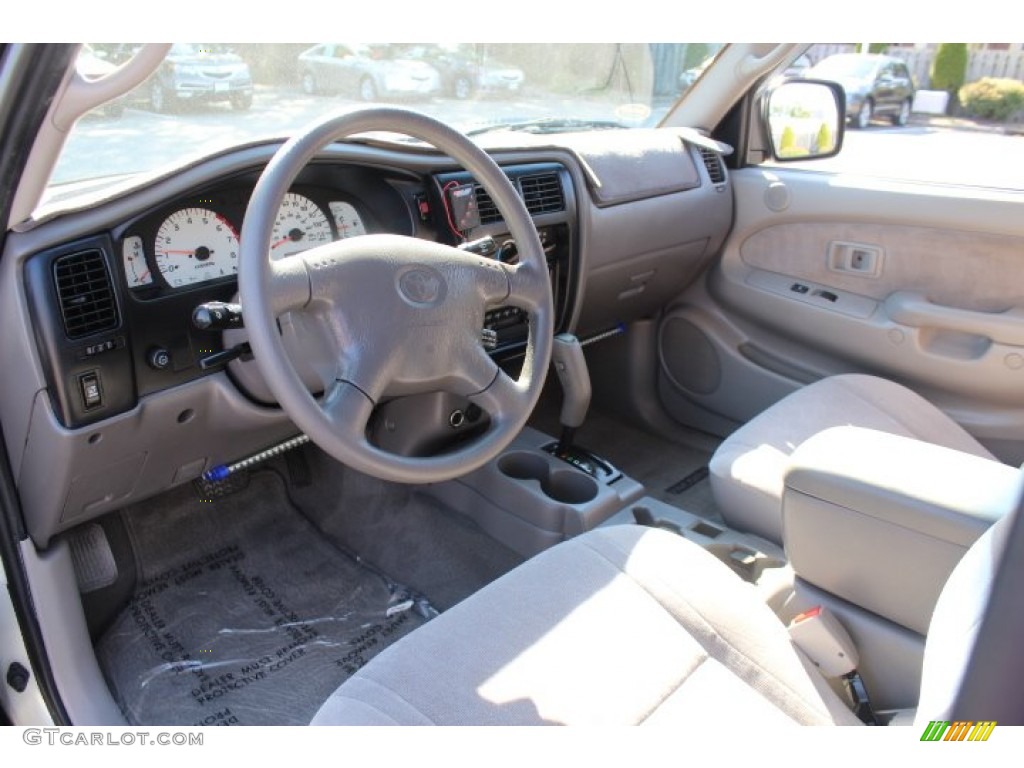Charcoal Interior 2002 Toyota Tacoma V6 PreRunner TRD Double Cab Photo #71295034