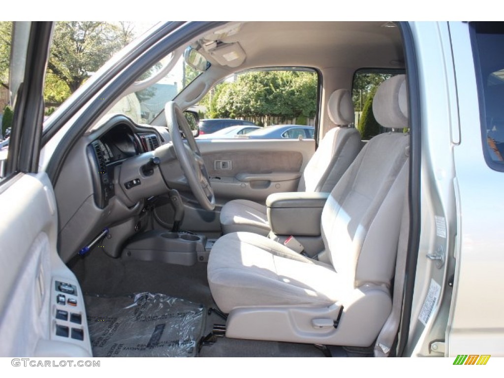 Charcoal Interior 2002 Toyota Tacoma V6 PreRunner TRD Double Cab Photo #71295043