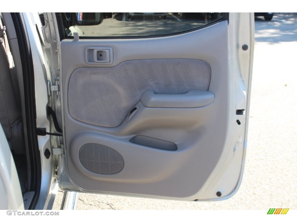 2002 Toyota Tacoma V6 PreRunner TRD Double Cab Charcoal Door Panel Photo #71295127