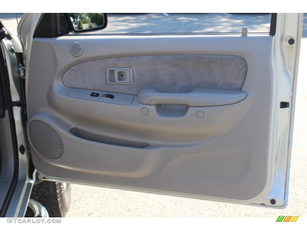 2002 Toyota Tacoma V6 PreRunner TRD Double Cab Charcoal Door Panel Photo #71295145
