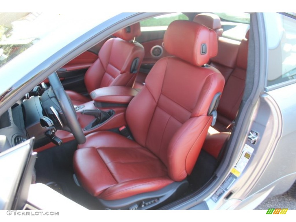 Indianapolis Red Interior 2008 BMW M6 Coupe Photo #71295322