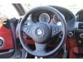 2008 BMW M6 Indianapolis Red Interior Steering Wheel Photo