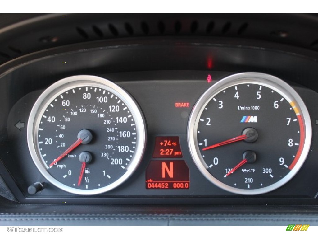 2008 BMW M6 Coupe Gauges Photos