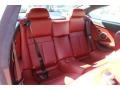 2008 BMW M6 Indianapolis Red Interior Rear Seat Photo