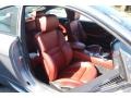 2008 BMW M6 Indianapolis Red Interior Front Seat Photo