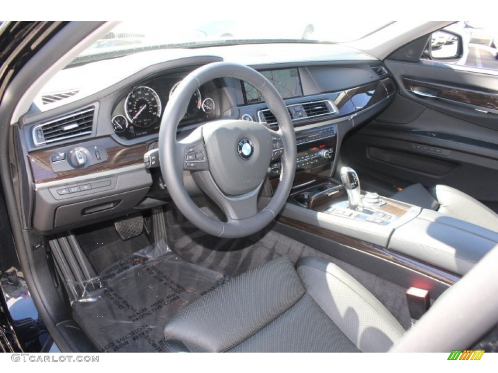 2012 7 Series 750i Sedan - Black Sapphire Metallic / Black photo #10
