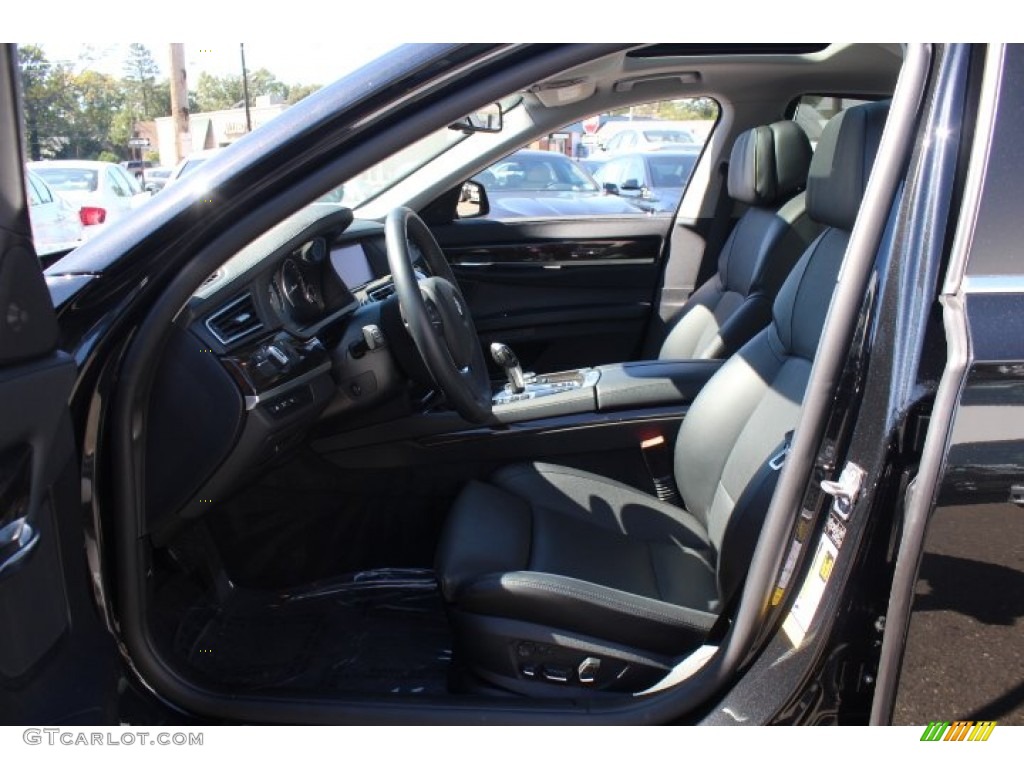 2012 7 Series 750i Sedan - Black Sapphire Metallic / Black photo #11