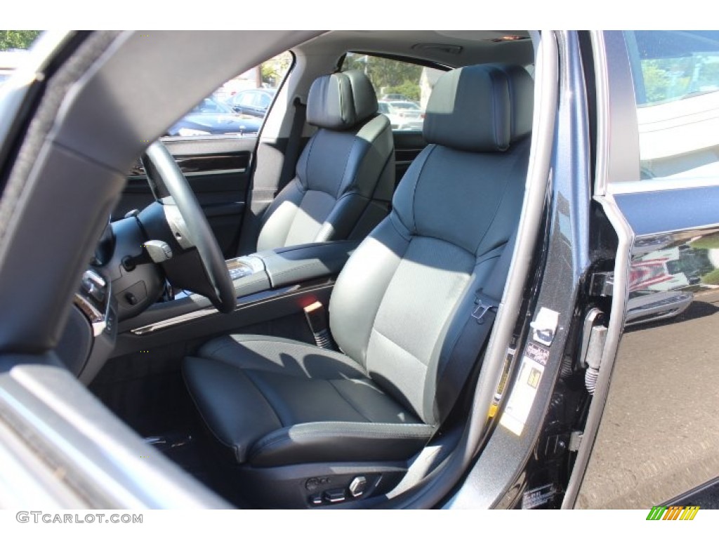 2012 7 Series 750i Sedan - Black Sapphire Metallic / Black photo #12
