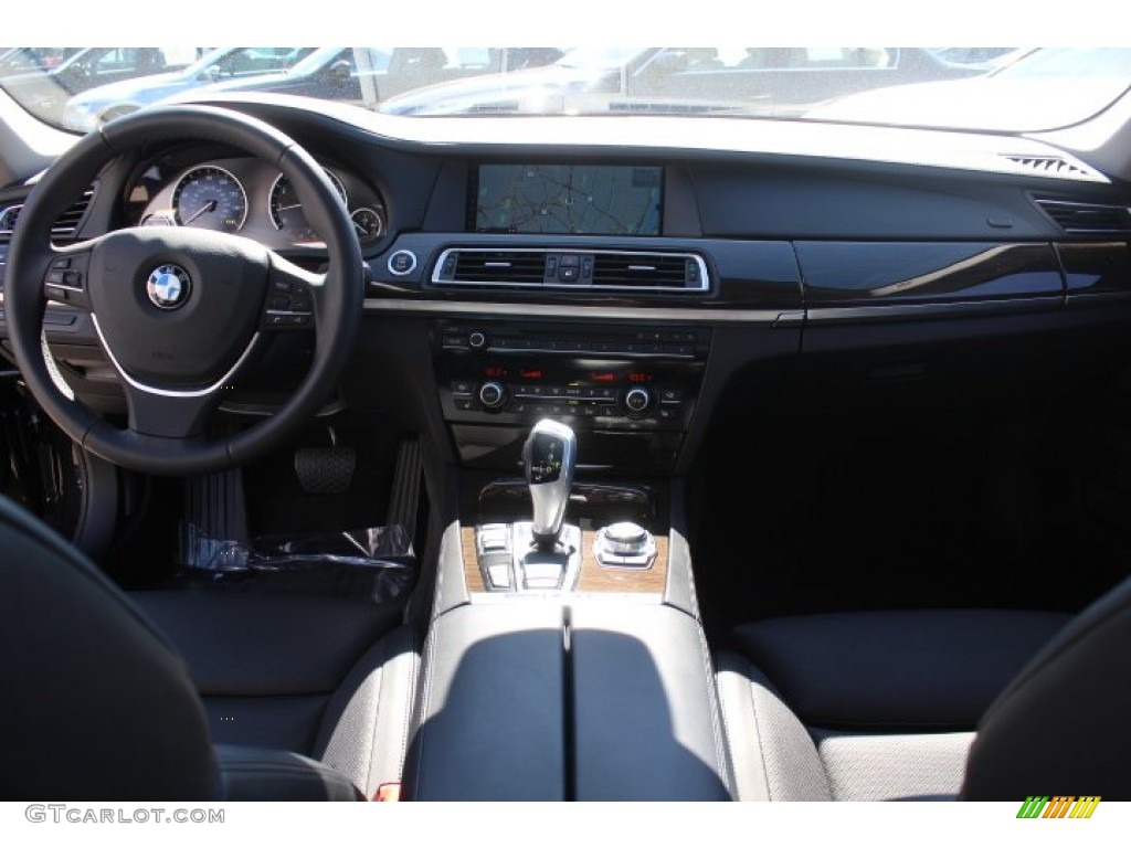 2012 7 Series 750i Sedan - Black Sapphire Metallic / Black photo #13