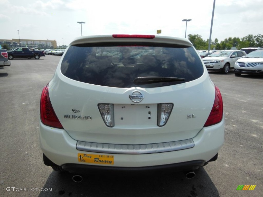 2007 Murano SL - Glacier Pearl White / Cafe Latte photo #3