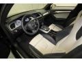 2010 Audi S4 Black/Brown Interior Prime Interior Photo