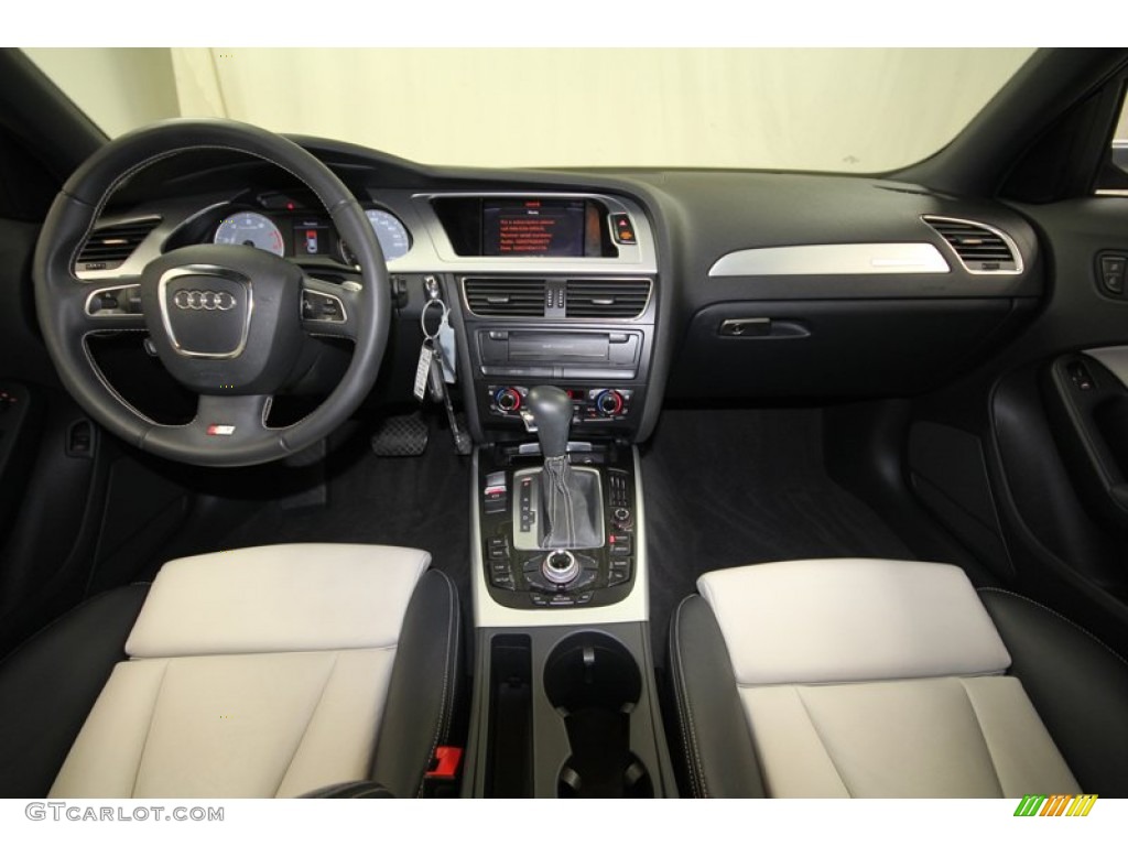 2010 Audi S4 3.0 quattro Sedan Black/Brown Dashboard Photo #71296492