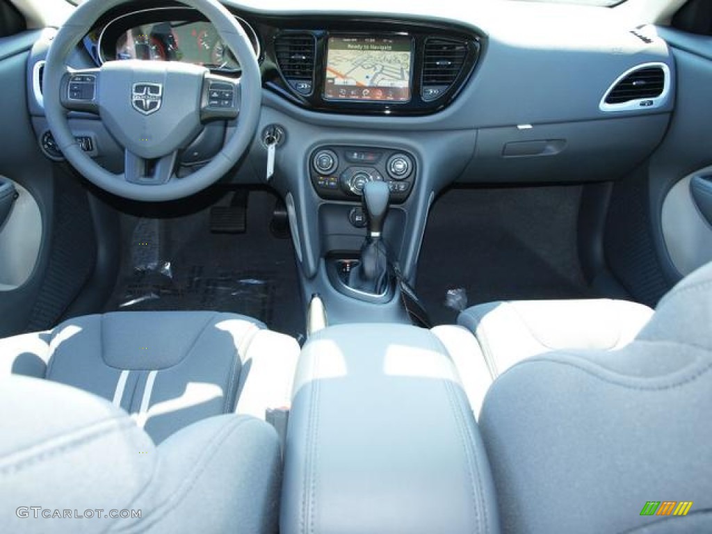 2013 Dodge Dart Rallye Diesel Gray Dashboard Photo #71296738