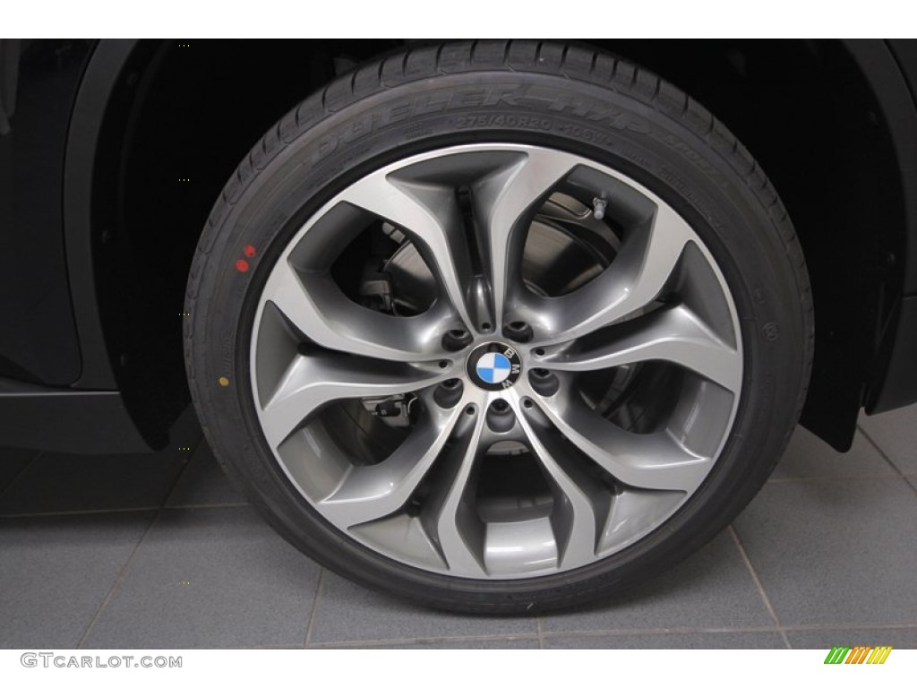 2013 X6 xDrive35i - Carbon Black Metallic / Black photo #7
