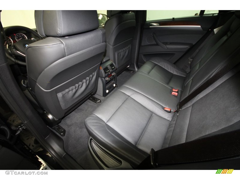 Black Interior 2013 BMW X6 xDrive35i Photo #71297887