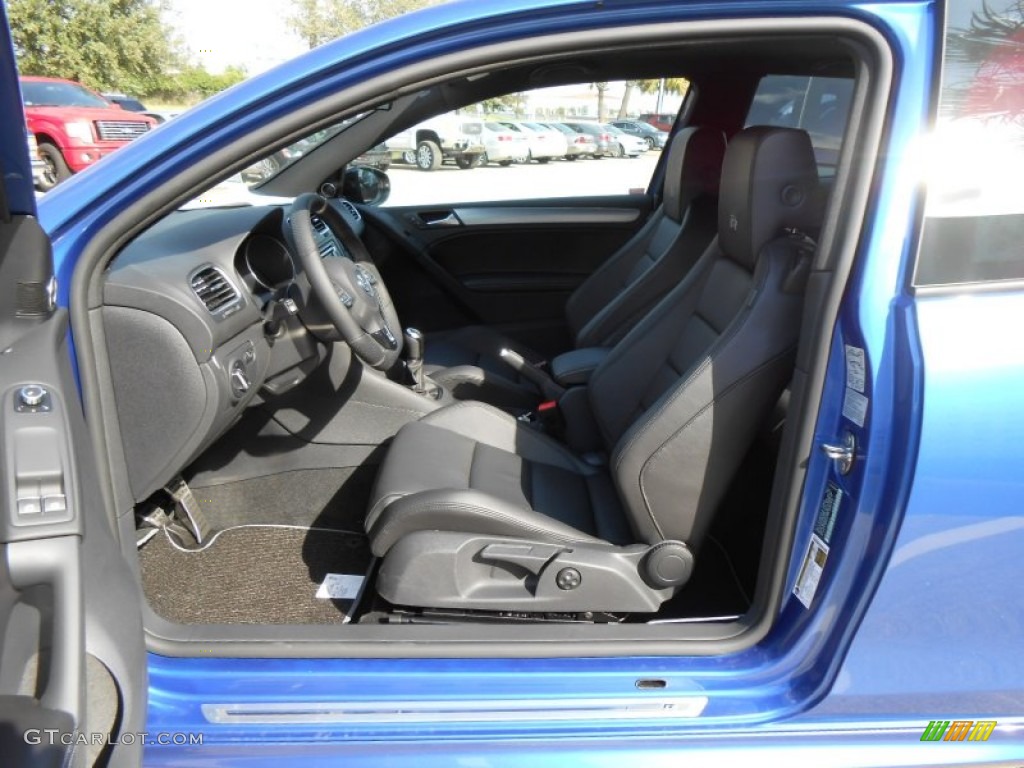 Titan Black Interior 2013 Volkswagen Golf R 2 Door 4Motion Photo #71298061
