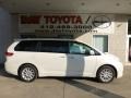 2013 Blizzard White Pearl Toyota Sienna Limited AWD  photo #1