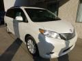 2013 Blizzard White Pearl Toyota Sienna Limited AWD  photo #7