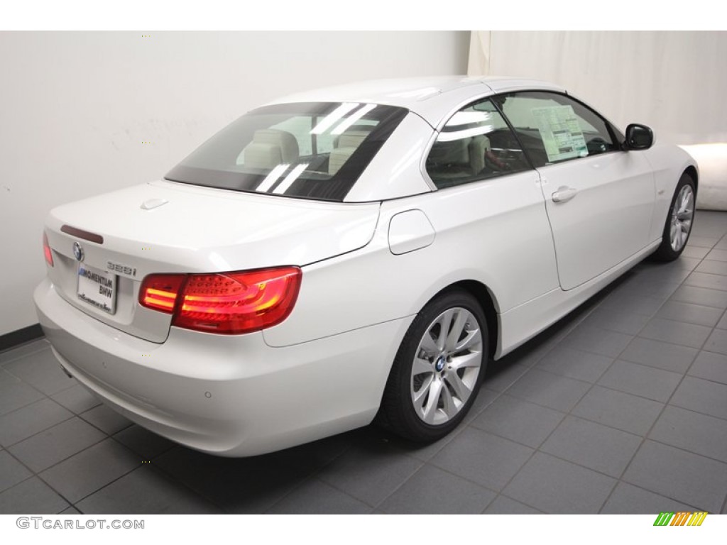 2013 3 Series 328i Convertible - Mineral White Metallic / Oyster photo #9