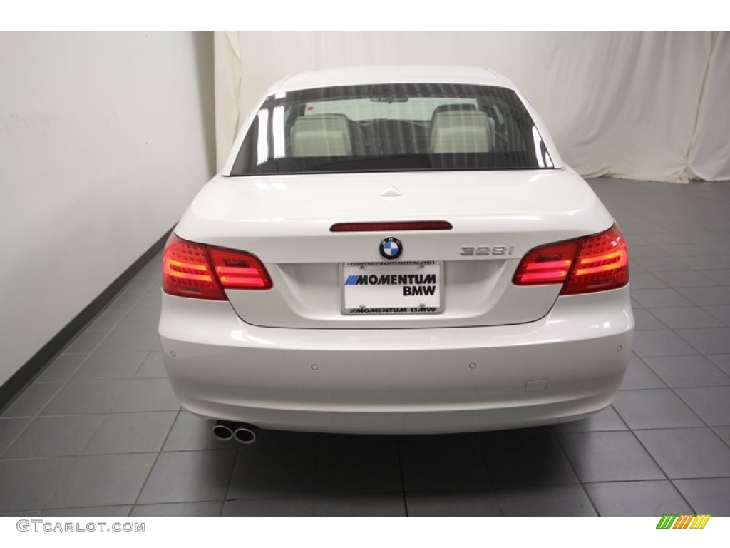 2013 3 Series 328i Convertible - Mineral White Metallic / Oyster photo #11