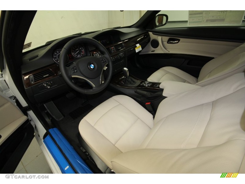 Oyster Interior 2013 BMW 3 Series 328i Convertible Photo #71298532