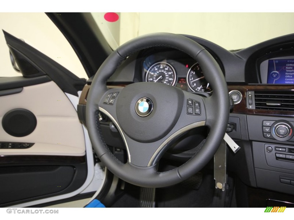 2013 3 Series 328i Convertible - Mineral White Metallic / Oyster photo #26