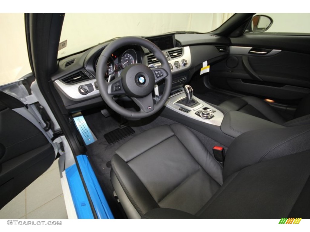 Black Interior 2013 BMW Z4 sDrive 35i Photo #71298712