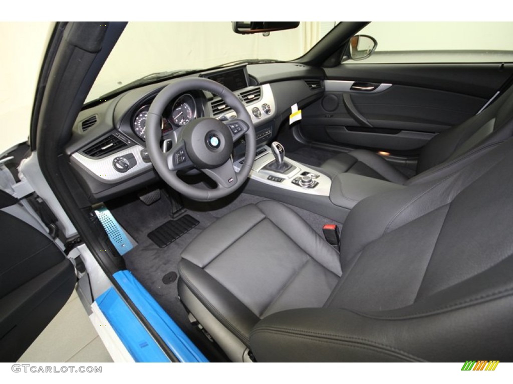 Black Interior 2013 BMW Z4 sDrive 35i Photo #71298784