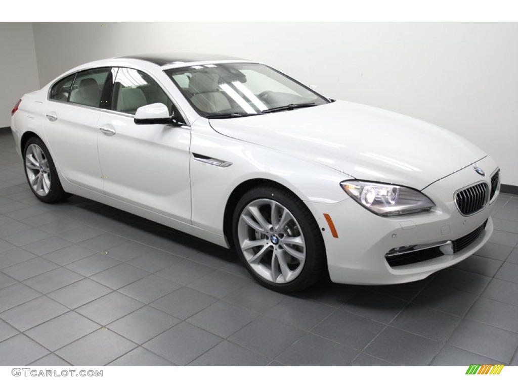 Mineral White Metallic 2013 BMW 6 Series 640i Gran Coupe Exterior Photo #71298955