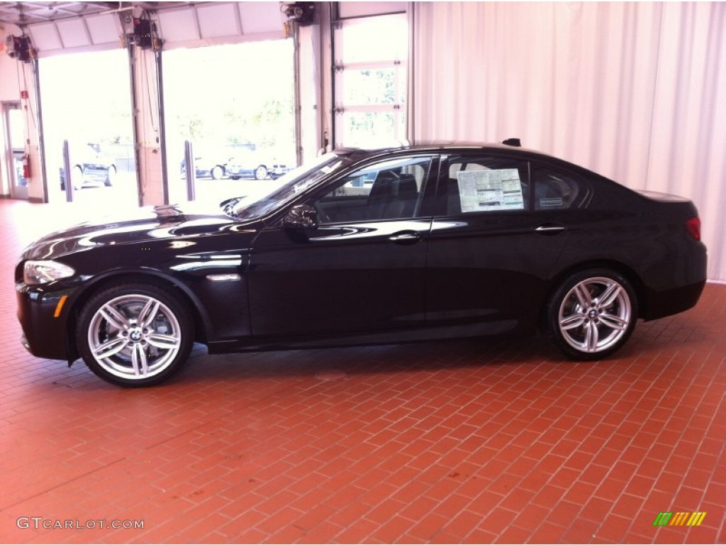 Jet Black 2013 BMW 5 Series 550i xDrive Sedan Exterior Photo #71299357