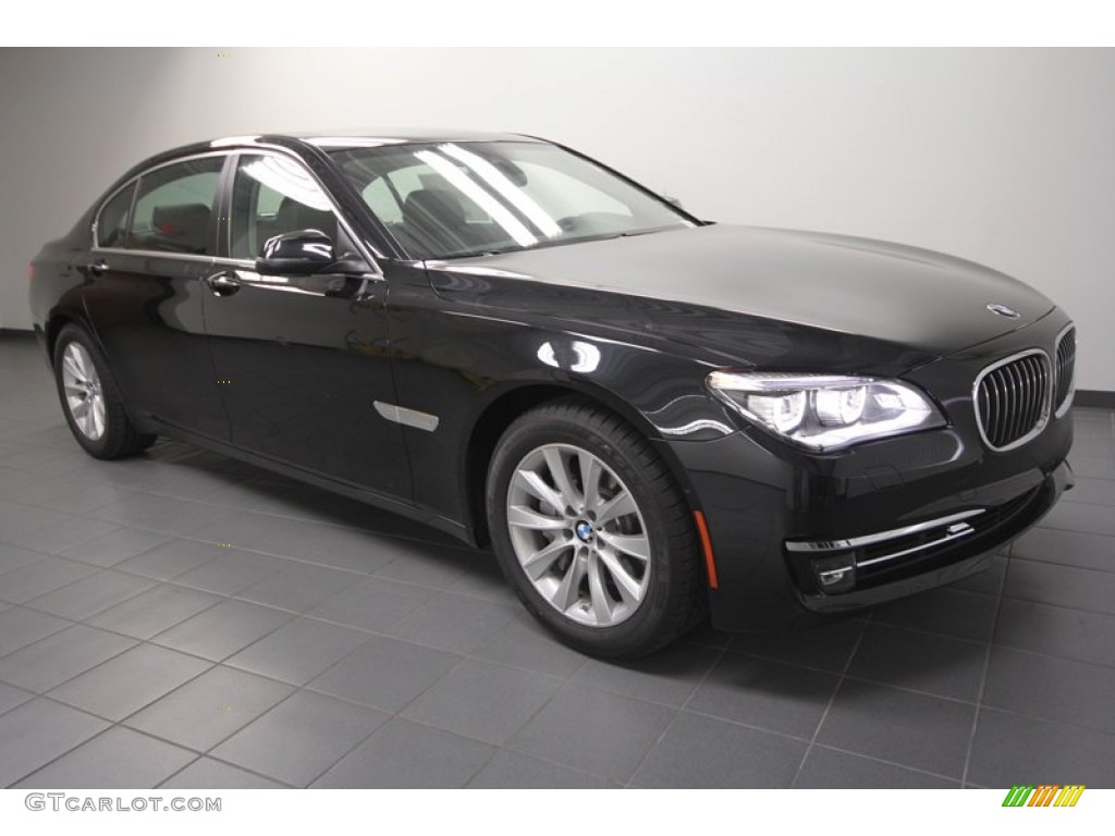 2013 7 Series 740Li Sedan - Black Sapphire Metallic / Black photo #1
