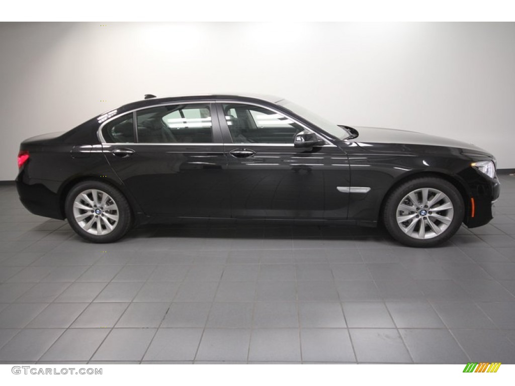 Black Sapphire Metallic 2013 BMW 7 Series 740Li Sedan Exterior Photo #71299441