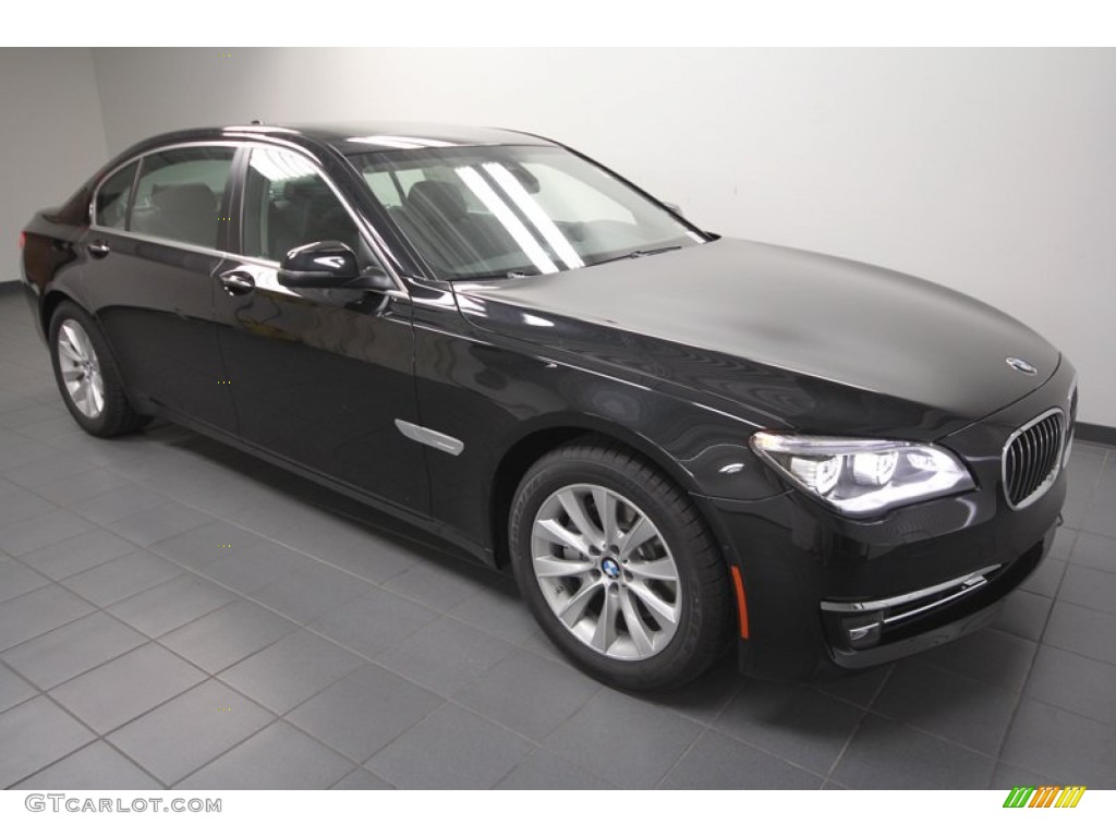 2013 7 Series 740Li Sedan - Black Sapphire Metallic / Black photo #6