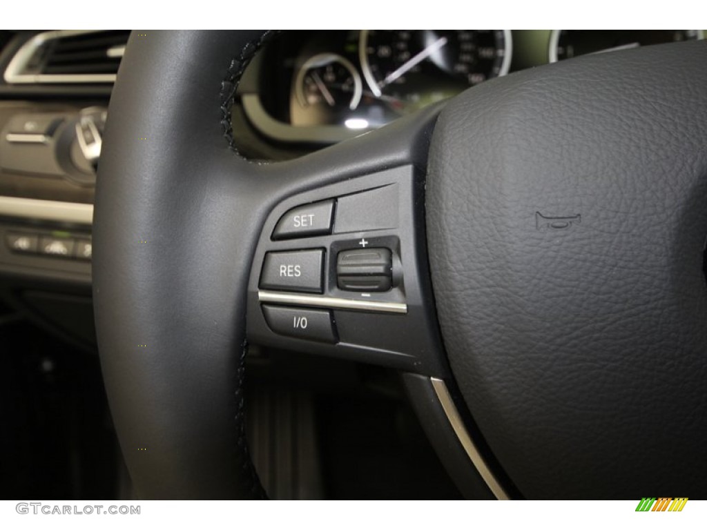 2013 7 Series 740Li Sedan - Black Sapphire Metallic / Black photo #22