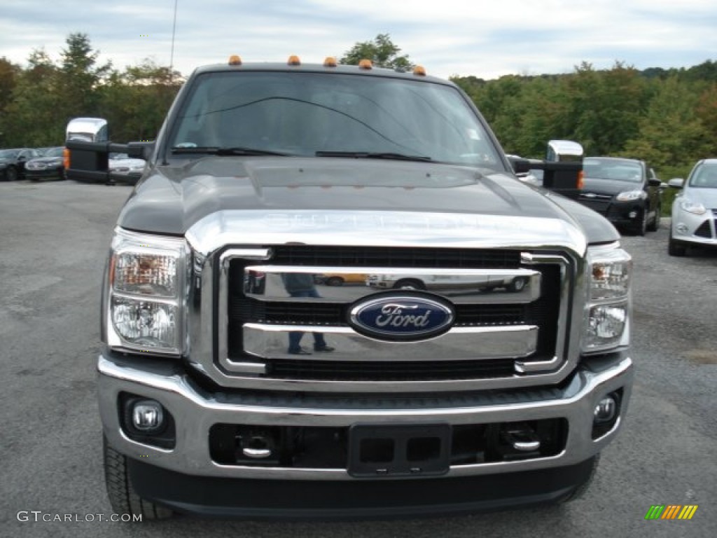 2012 F250 Super Duty XLT SuperCab 4x4 - Sterling Grey Metallic / Steel photo #3