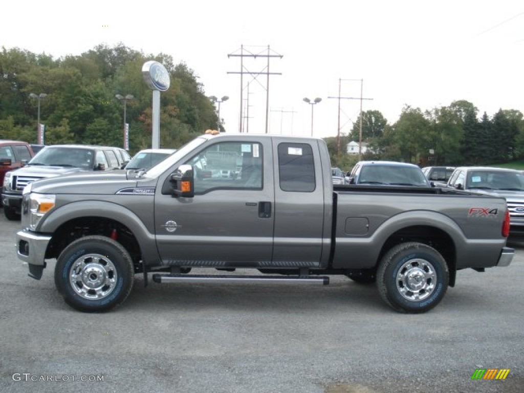 2012 F250 Super Duty XLT SuperCab 4x4 - Sterling Grey Metallic / Steel photo #5