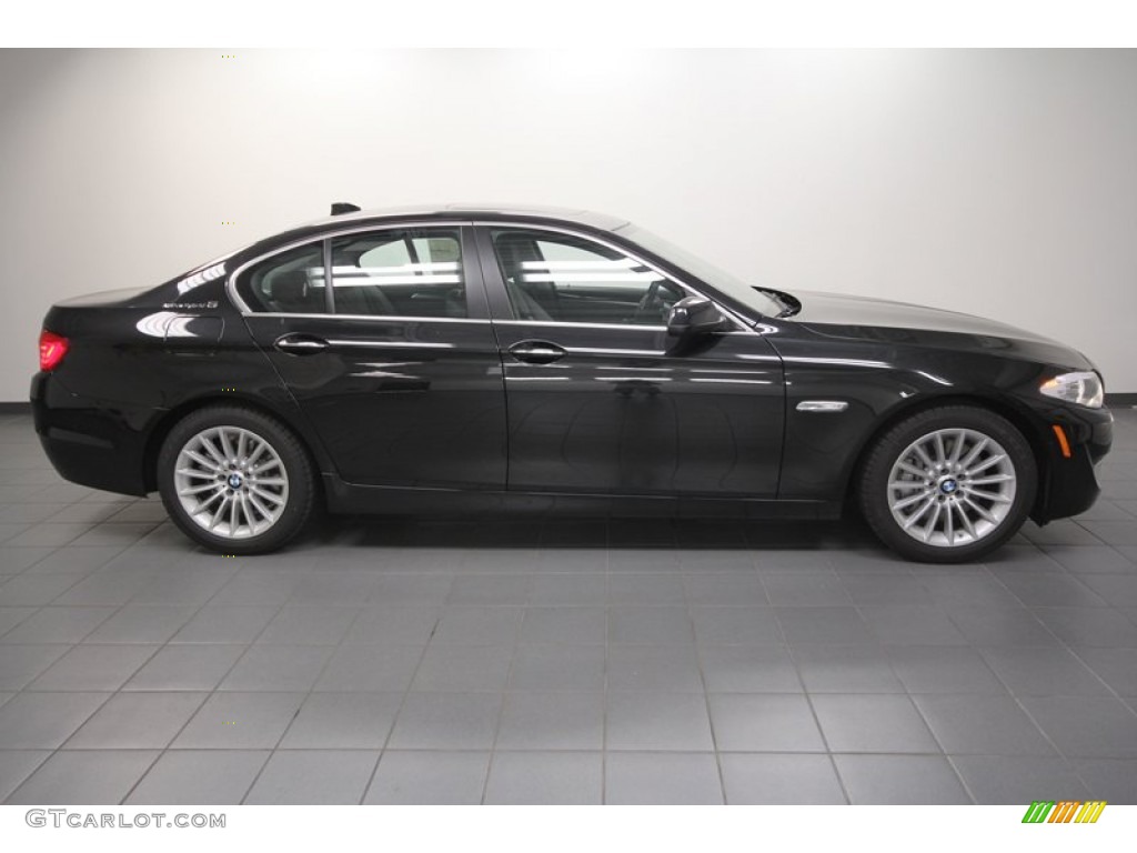 Black Sapphire Metallic 2013 BMW 5 Series ActiveHybrid 5 Exterior Photo #71300455