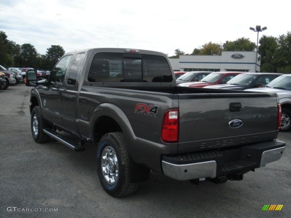 2012 F250 Super Duty XLT SuperCab 4x4 - Sterling Grey Metallic / Steel photo #6