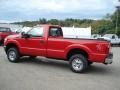 2012 Vermillion Red Ford F250 Super Duty XL Regular Cab 4x4  photo #5