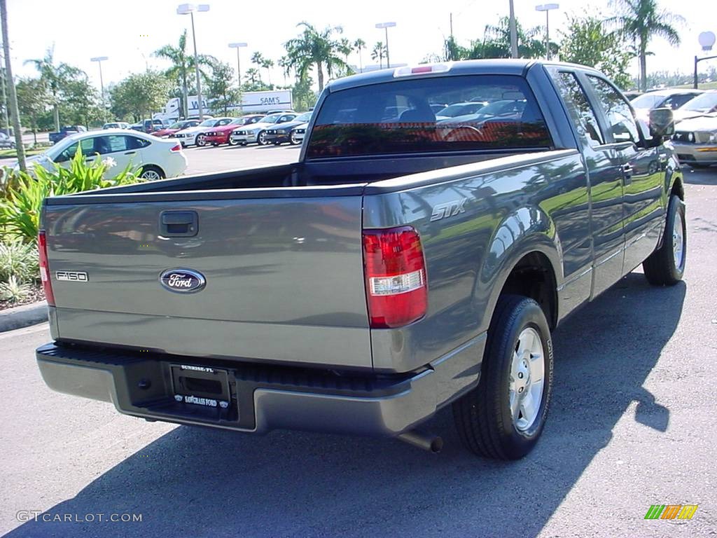 2006 F150 STX SuperCab - Dark Shadow Grey Metallic / Flint photo #3