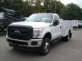 Oxford White 2012 Ford F350 Super Duty XL Regular Cab 4x4 Commercial Exterior