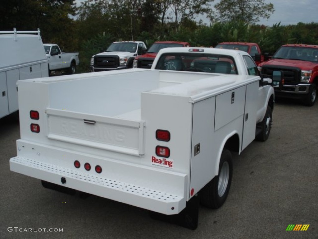 Oxford White 2012 Ford F350 Super Duty XL Regular Cab 4x4 Commercial Exterior Photo #71301454