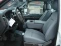 Steel 2012 Ford F350 Super Duty XL Regular Cab 4x4 Commercial Interior Color